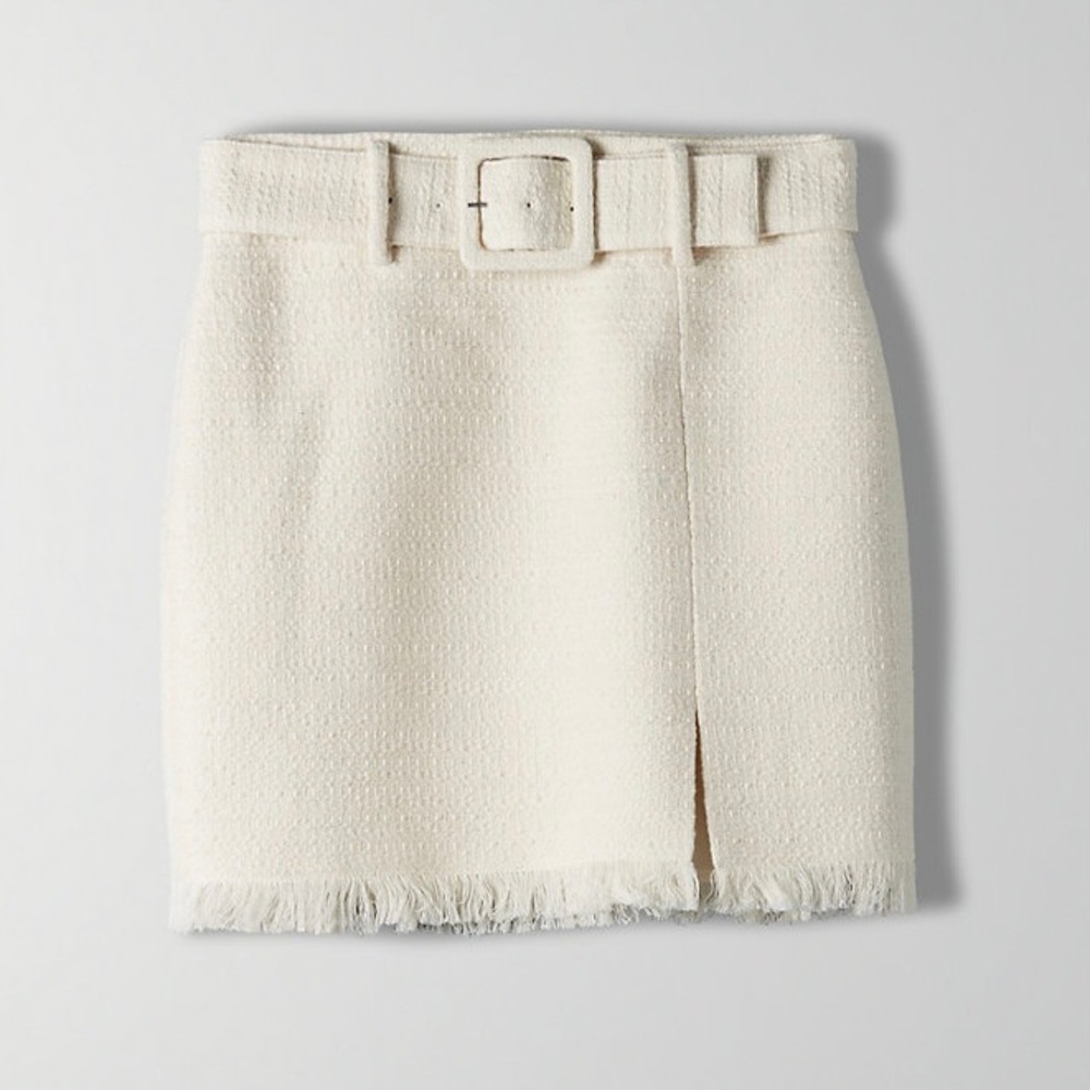 NWT Aritzia Babaton Pristina Tweed Skirt